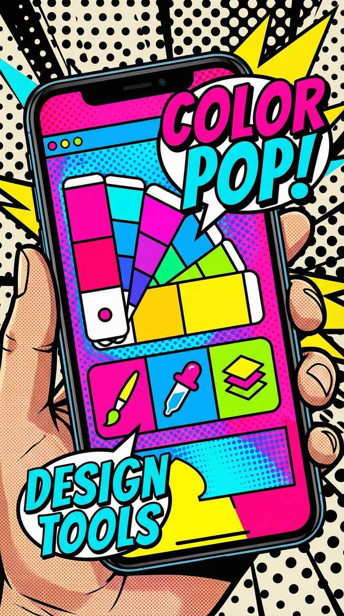 澳门体彩 APP - 移动端色彩工具应用界面展示